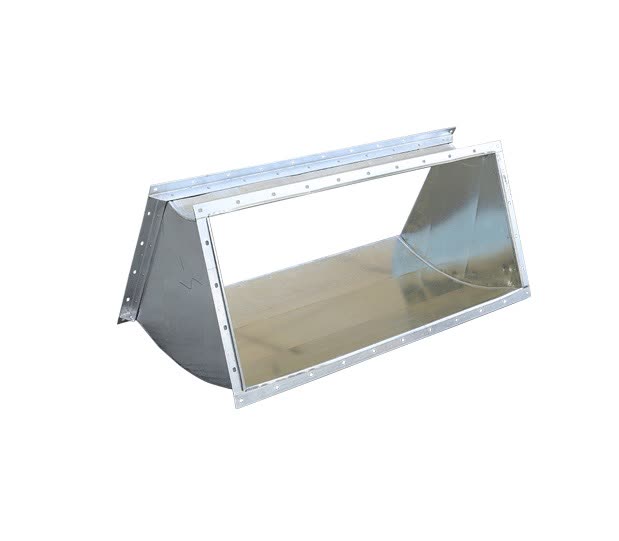 45度角铁法兰风管弯头